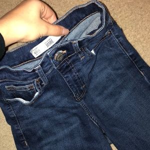 authentic raw hem jamie jeans